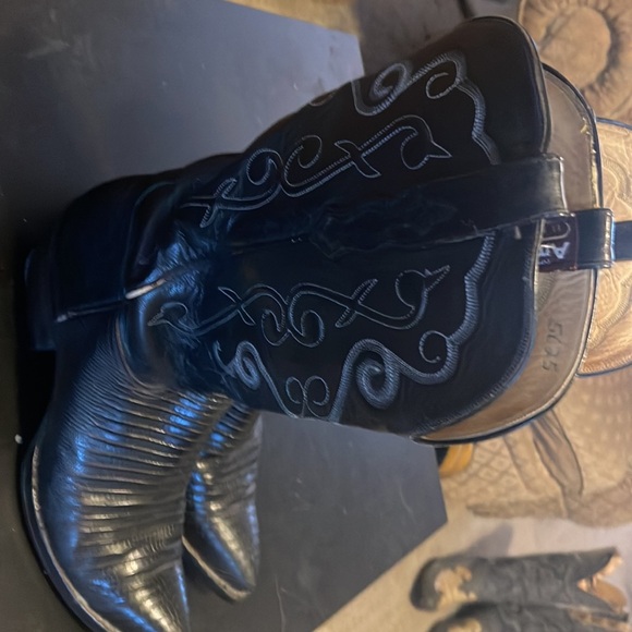 Ammons black lizard boots - Picture 2 of 3